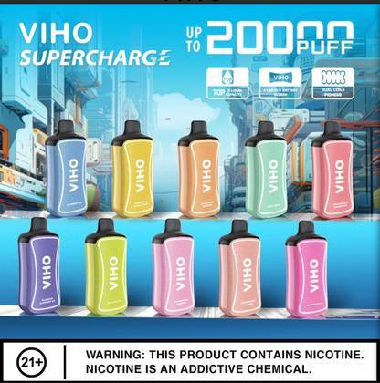 VIHO SUPERCHARGE 20000 Puffs