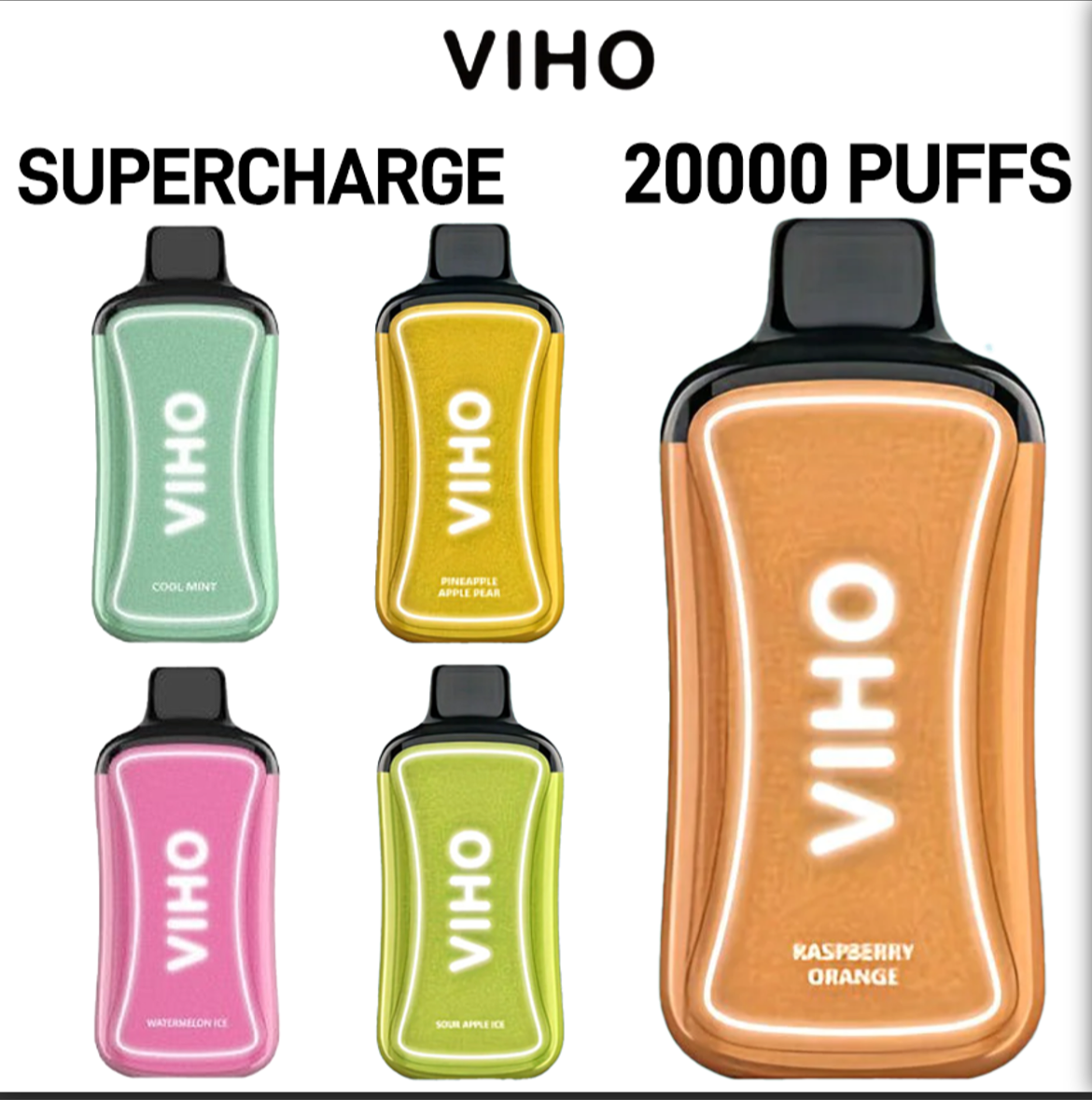 VIHO SUPERCHARGE 20000 Puffs