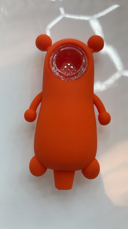 Silicone Orange Monster