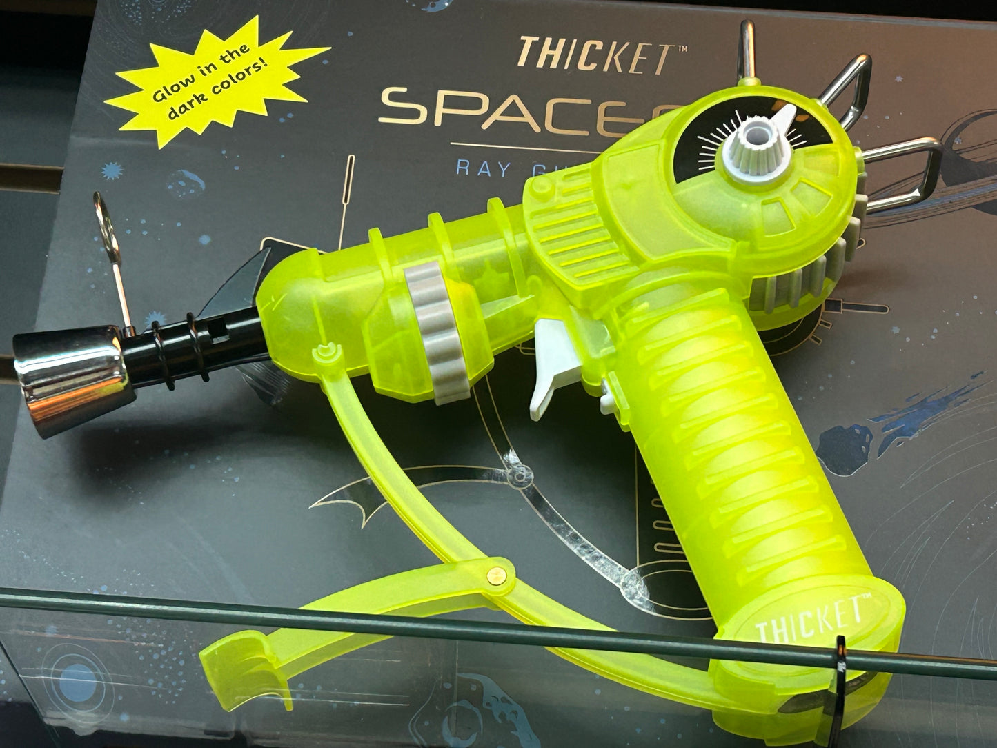 Yellow Glow In The Dark Ray Gun Torch